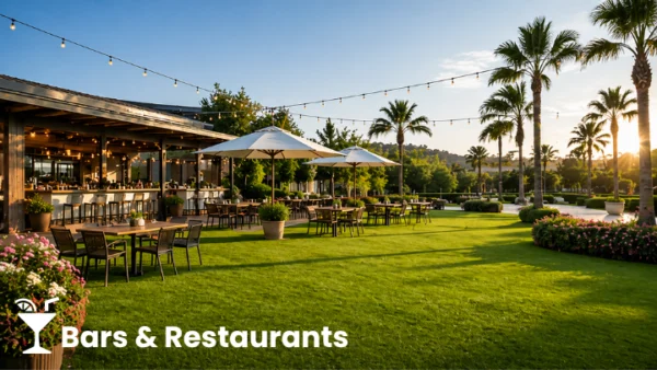 Green Grass Pigment treated Bars & Restaurants