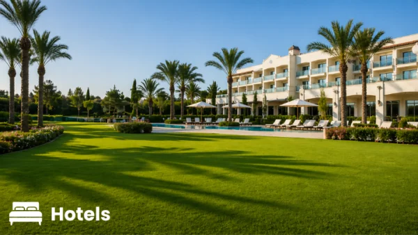 Green Grass Pigment treated Hotels