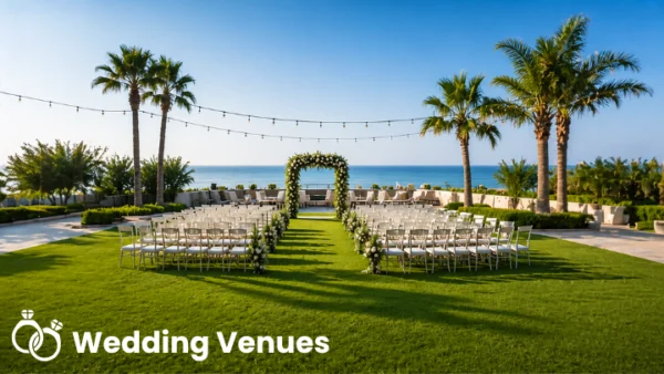 Green Grass Pigment treated Wedding Venues